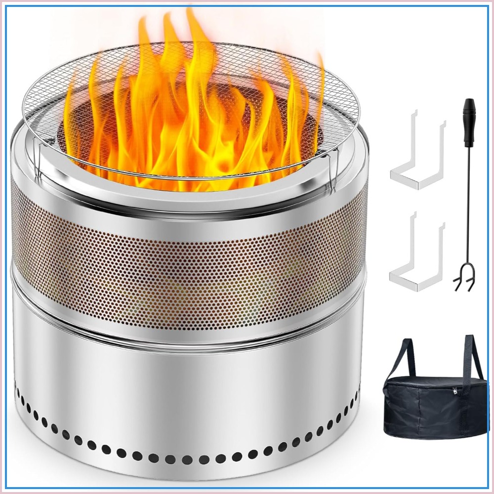 Smokeless Fire Pit Outdoor, 20 - مراجعة Outdoor Camping Fire وسعره