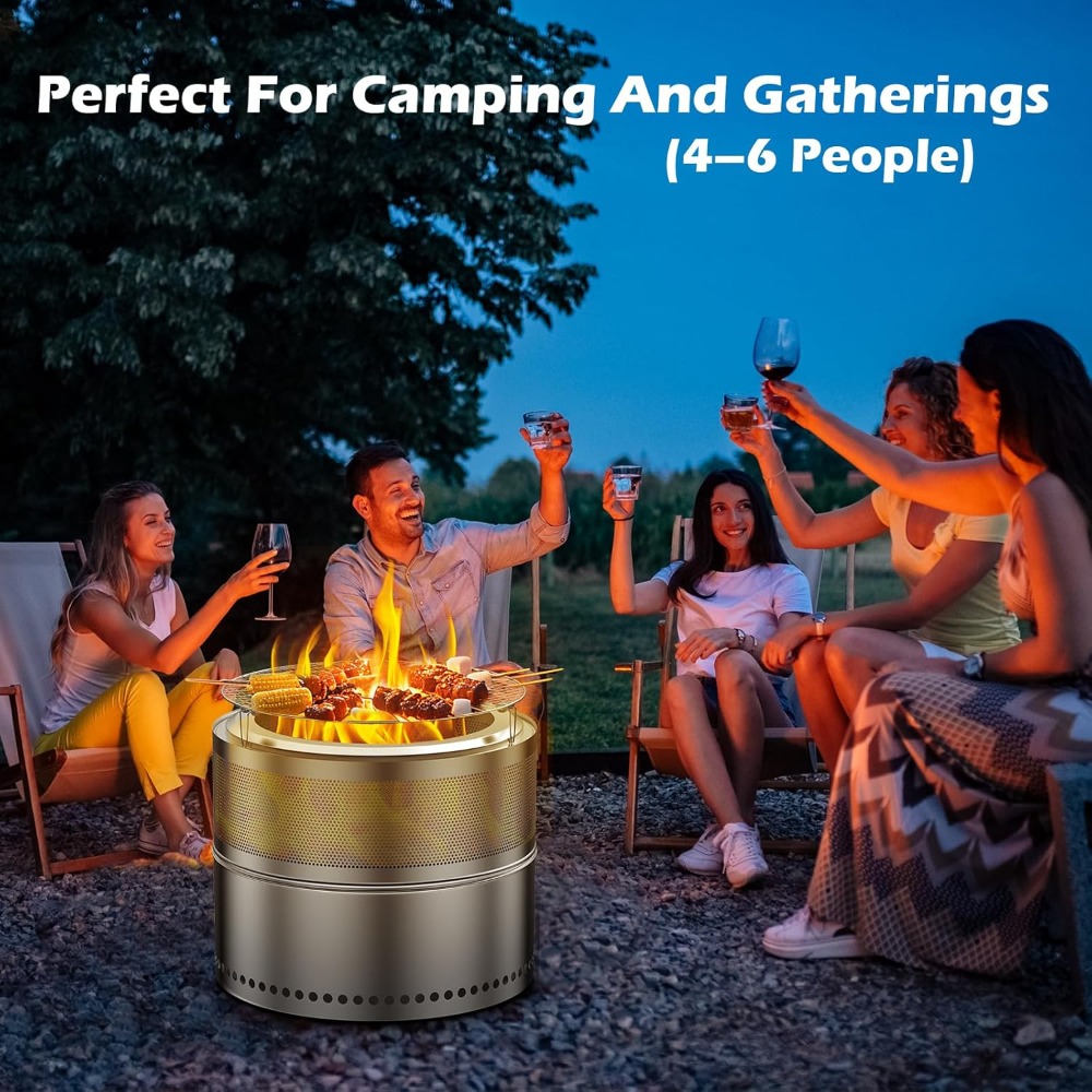 Smokeless Fire Pit Outdoor, 20 - مراجعة Outdoor Camping Fire وسعره
