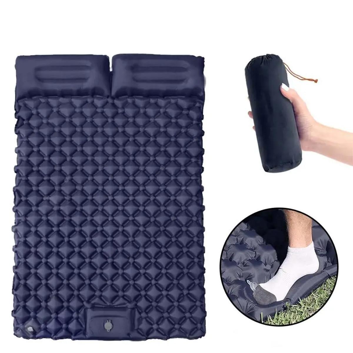 Single & Double Inflatable Air - مراجعة Outdoor Camping Carpet وسعره