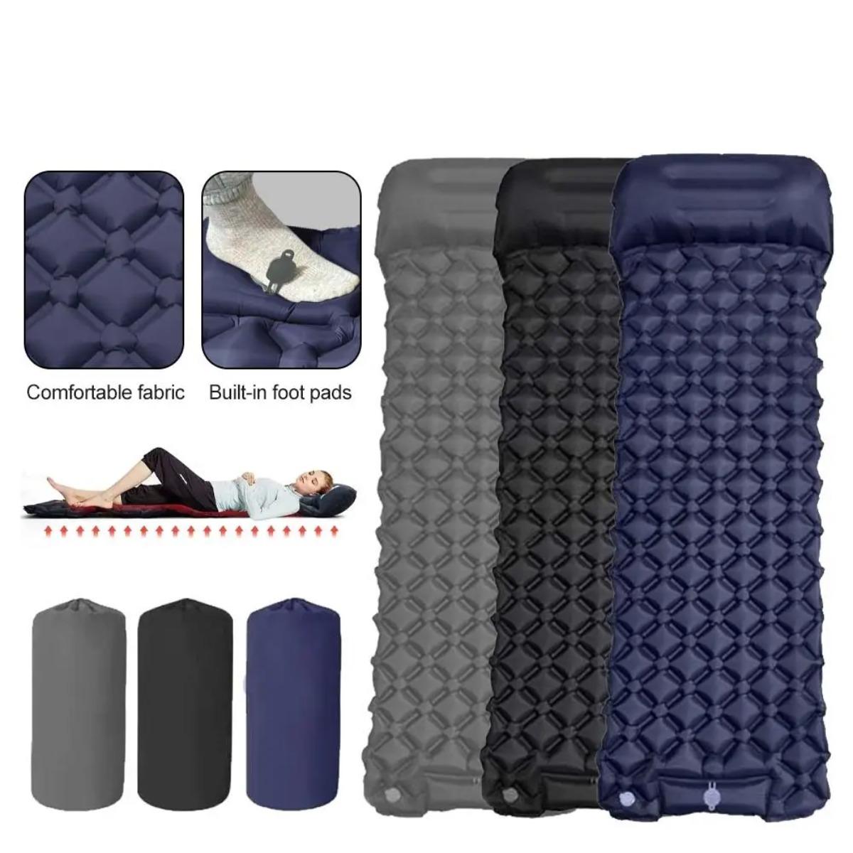 Single & Double Inflatable Air - مراجعة Outdoor Camping Carpet وسعره
