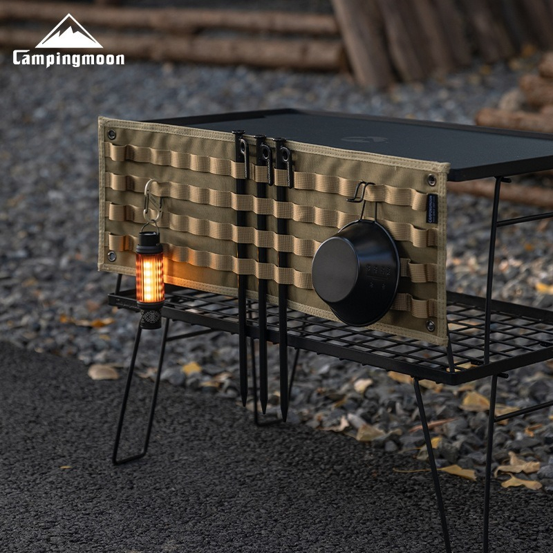 CAMPINGMOON BK-589 Free Adjust - مراجعة Outdoor Camping Table With Storage وسعره