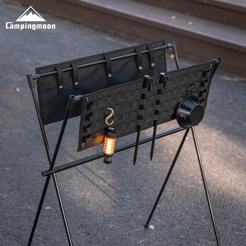 CAMPINGMOON BK-589 Free Adjust - مراجعة Outdoor Camping Table With Storage وسعره