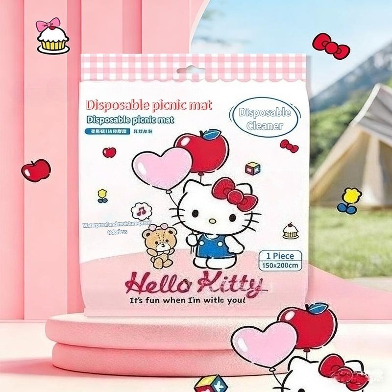 Sanrio Kawaii Hello Kitty Wate - مراجعة Outdoor Camping Carpet وسعره