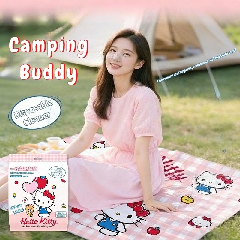 Sanrio Kawaii Hello Kitty Wate - مراجعة Outdoor Camping Carpet وسعره