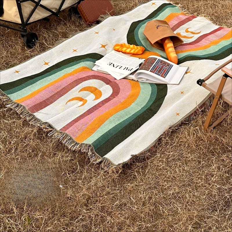 Extra Thick Soft Rainbow Strip - مراجعة Outdoor Camping Decor Ideas وسعره