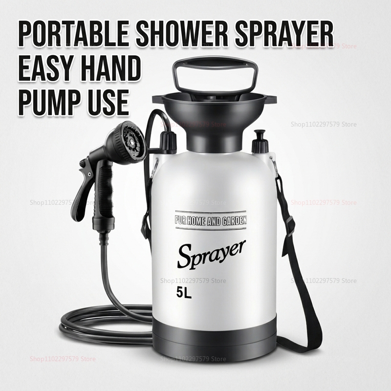 Portable Camping Shower 5L Man - مراجعة Outdoor Camping Bag وسعره