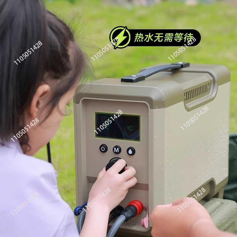 Outdoor thermostatic water hea - مراجعة Outdoor Camping Hot Water Heater وسعره