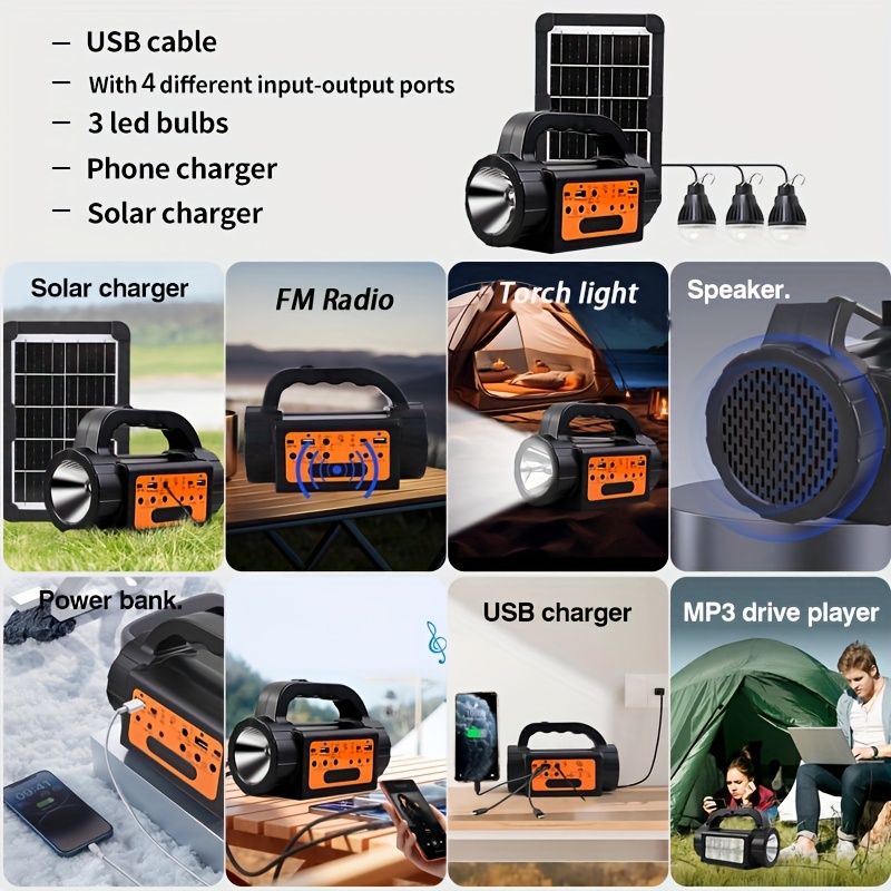 Solar Rechargeable Camping Lig - مراجعة Camping Solar Lantern وسعره