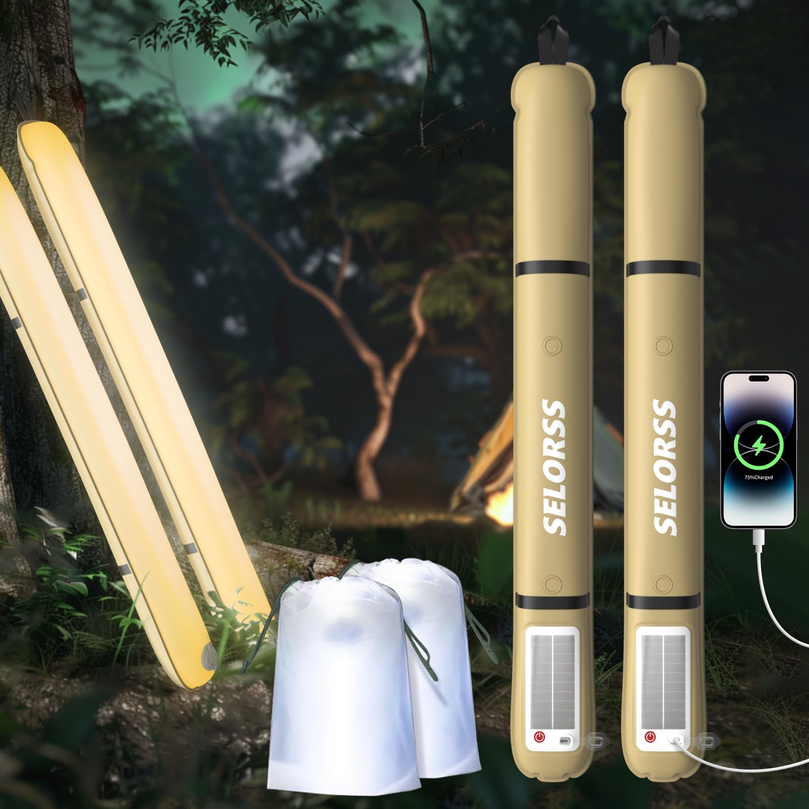 SELORSS Solar Camping Lantern  - مراجعة Camping Solar Lantern وسعره