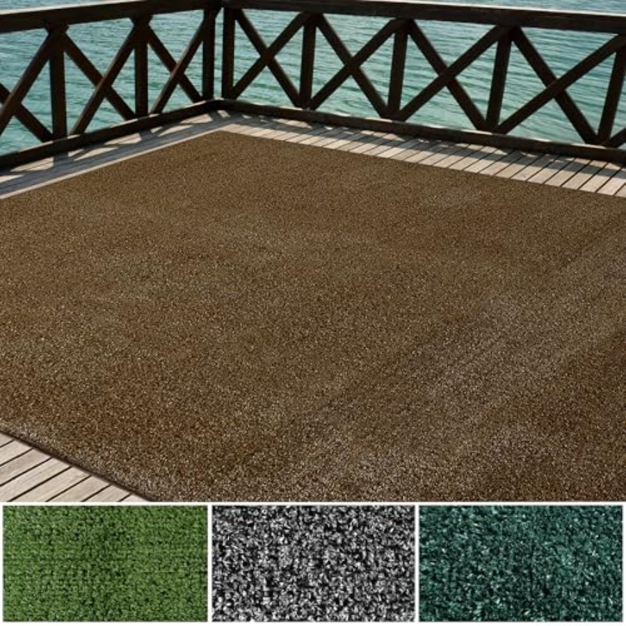 Synthetic Grass Rug 12 x 12ft  - مراجعة Outdoor Camping Carpet وسعره