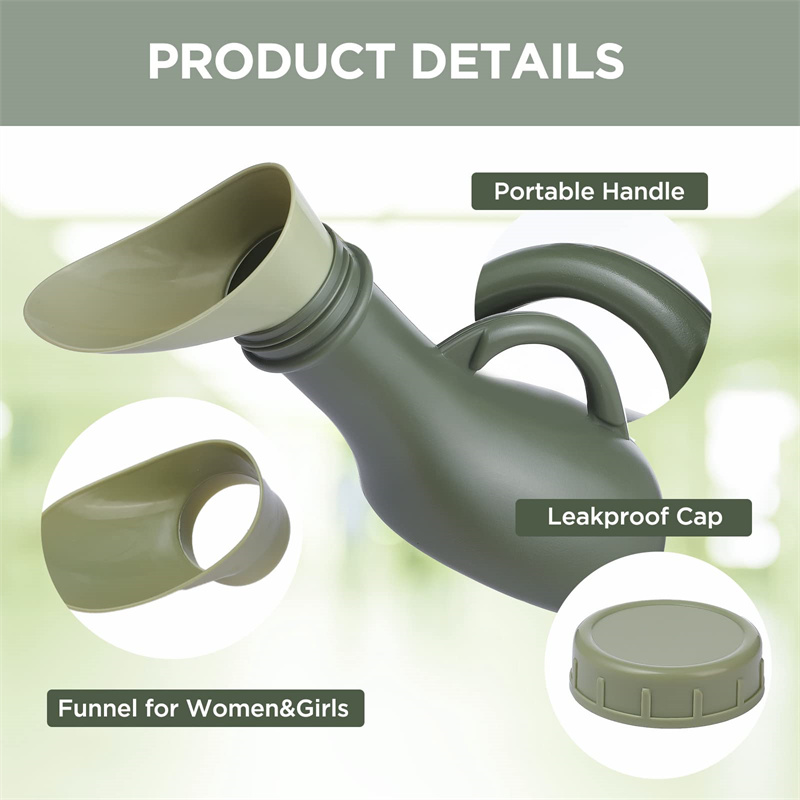 Portable Urinal 1000ml Spill P - مراجعة Outdoor Camping Urinal وسعره