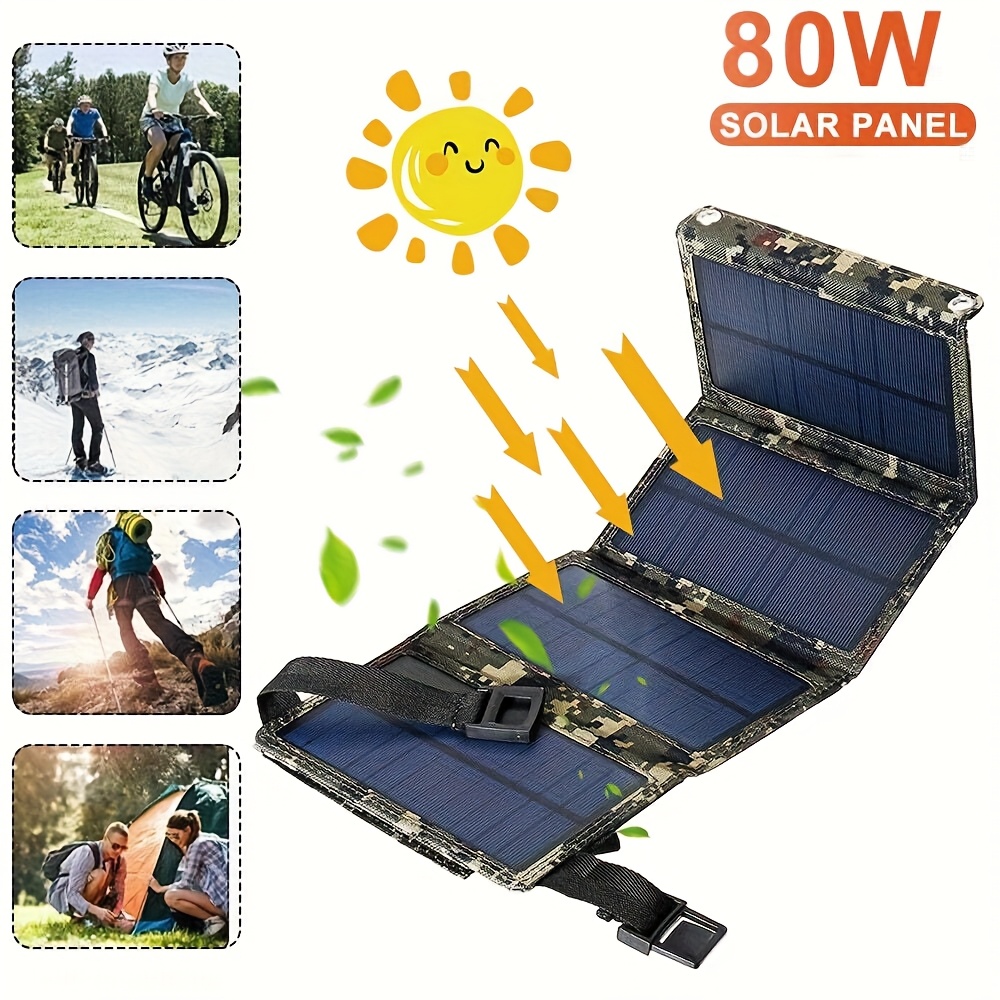 [Solar Panel] 80W Portable Fol - مراجعة Outdoor Camping وسعره