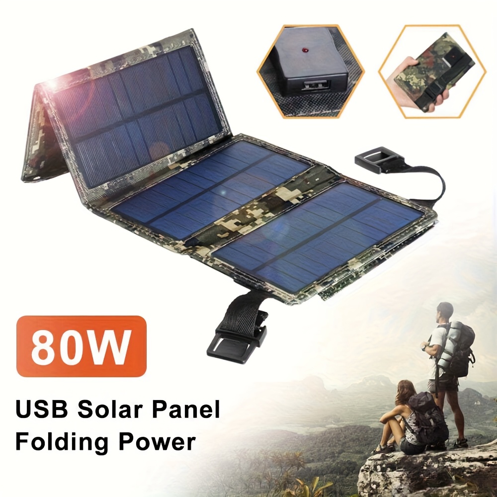 [Solar Panel] 80W Portable Fol - مراجعة Outdoor Camping وسعره
