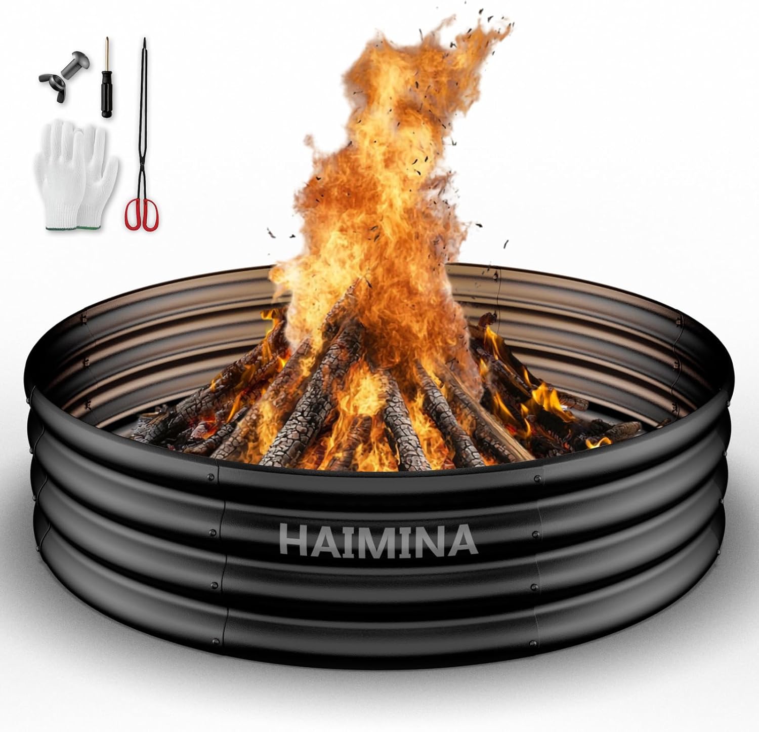 36 Inch Heavy Duty Fire Pit Ri - مراجعة Outdoor Camping Fire وسعره