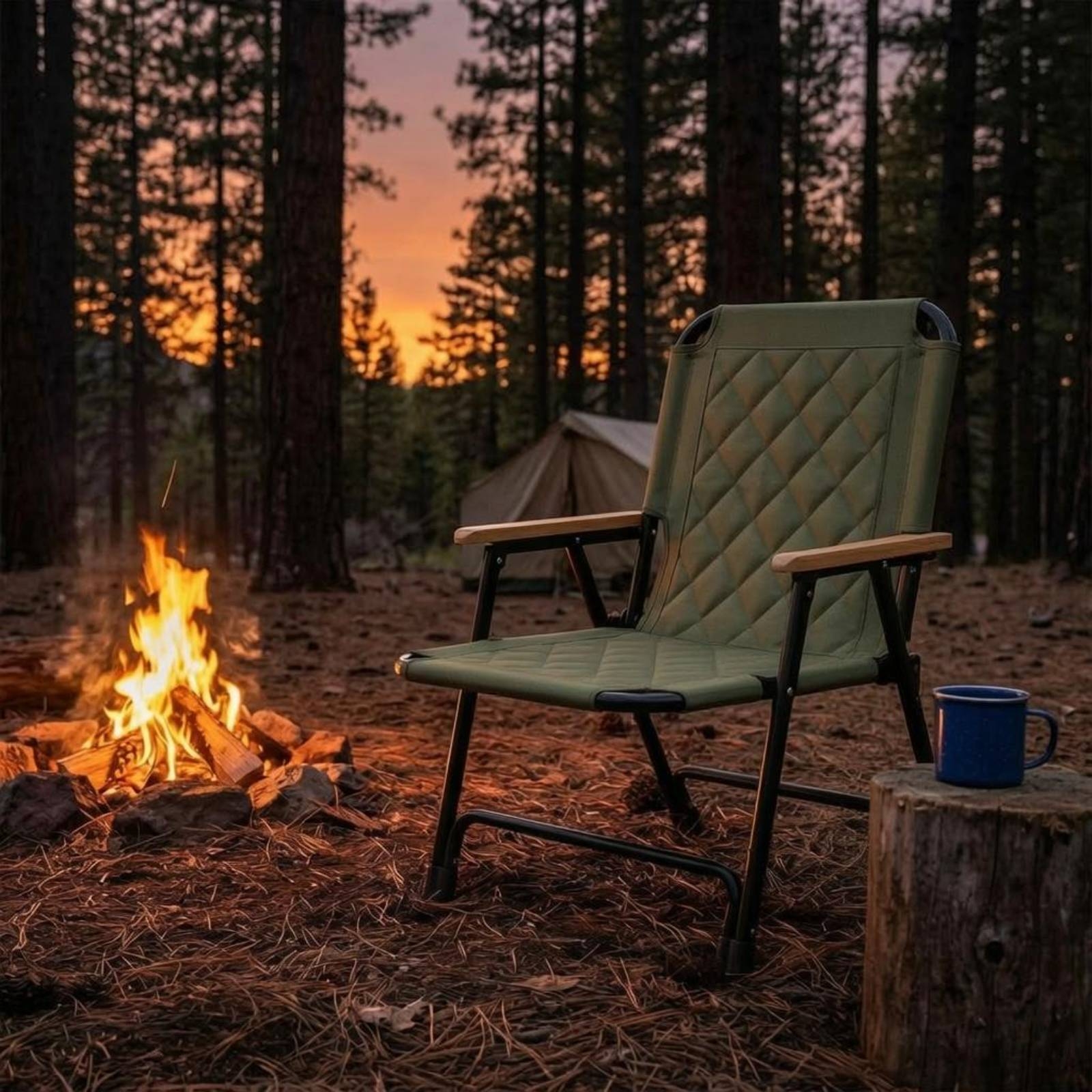 Folding Recliner Chair Carry H - مراجعة Outdoor Camping Recliner وسعره