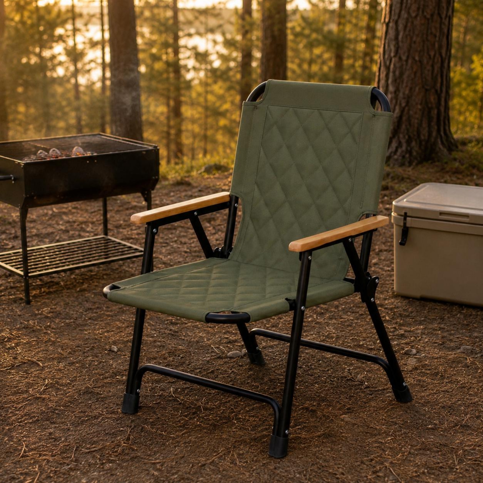 Folding Recliner Chair Carry H - مراجعة Outdoor Camping Recliner وسعره