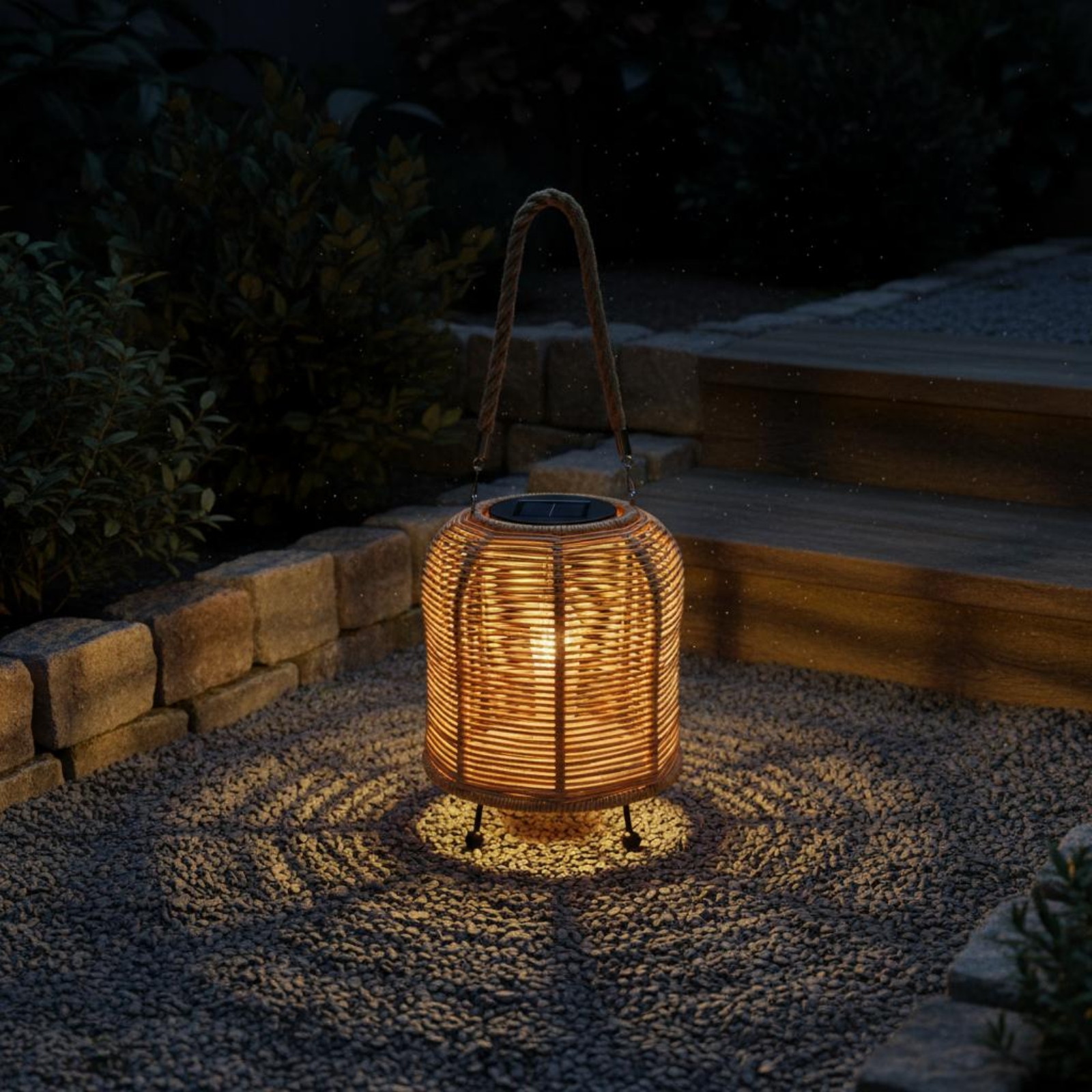 Handwoven Solar Lantern Warm L - مراجعة Camping Solar Lantern وسعره