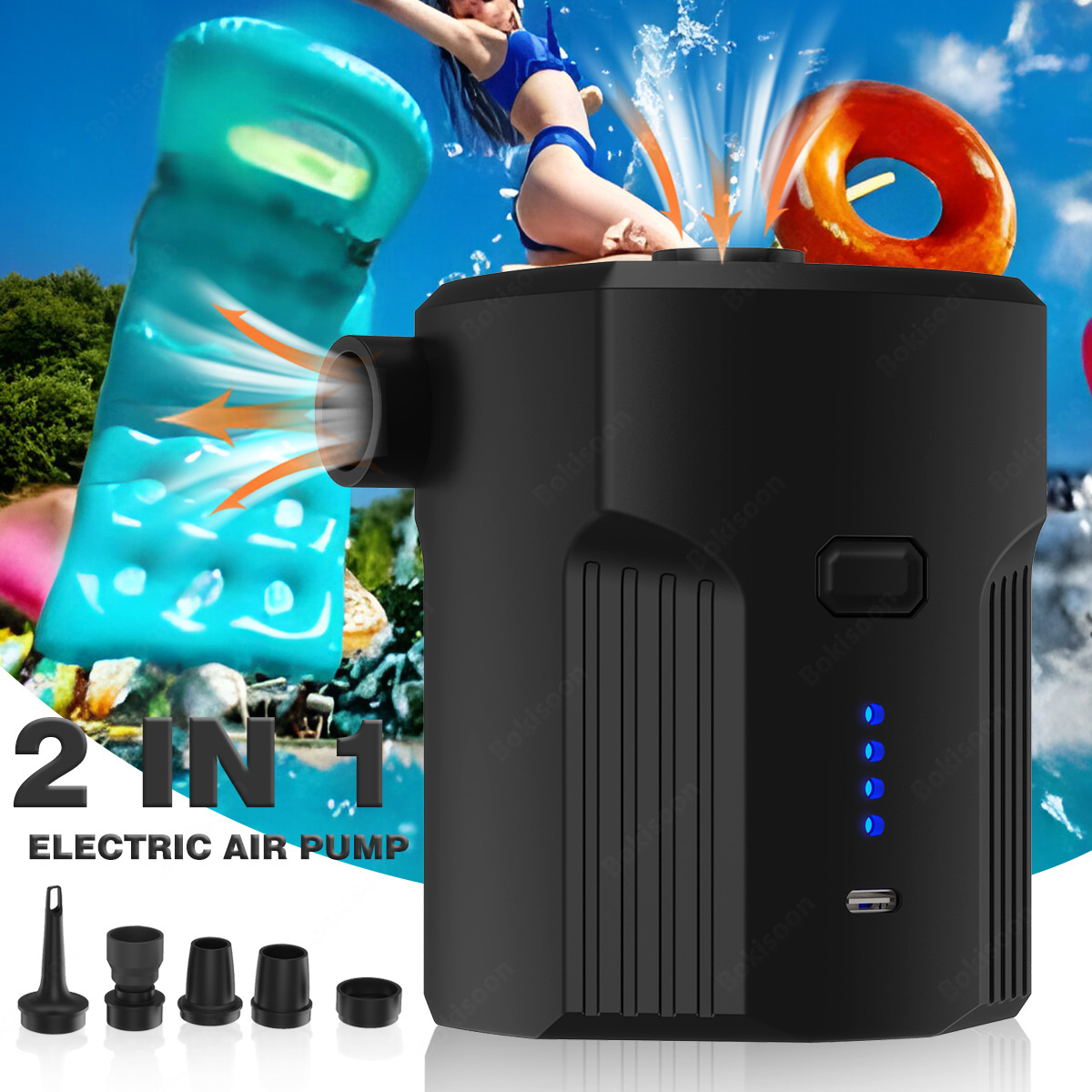 Portable Electric Air Pump for - مراجعة Outdoor Camping Carpet وسعره