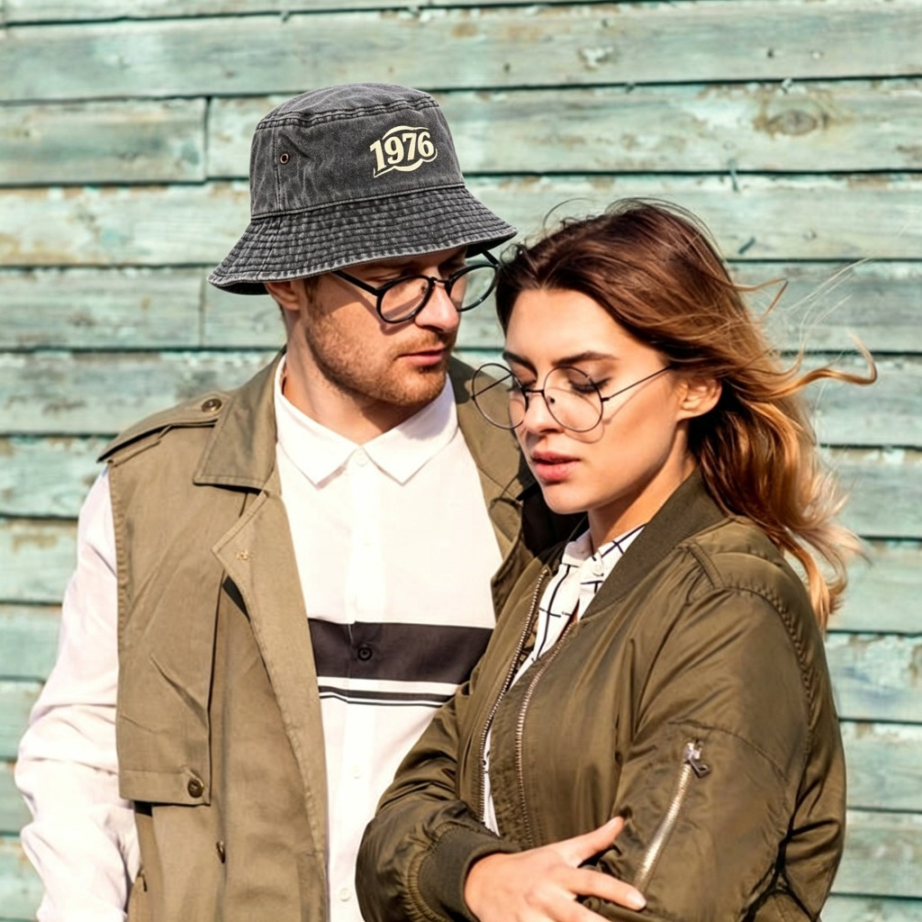 One Unisex Bucket Hat with a ' - مراجعة Outdoor Camping Decor Ideas وسعره