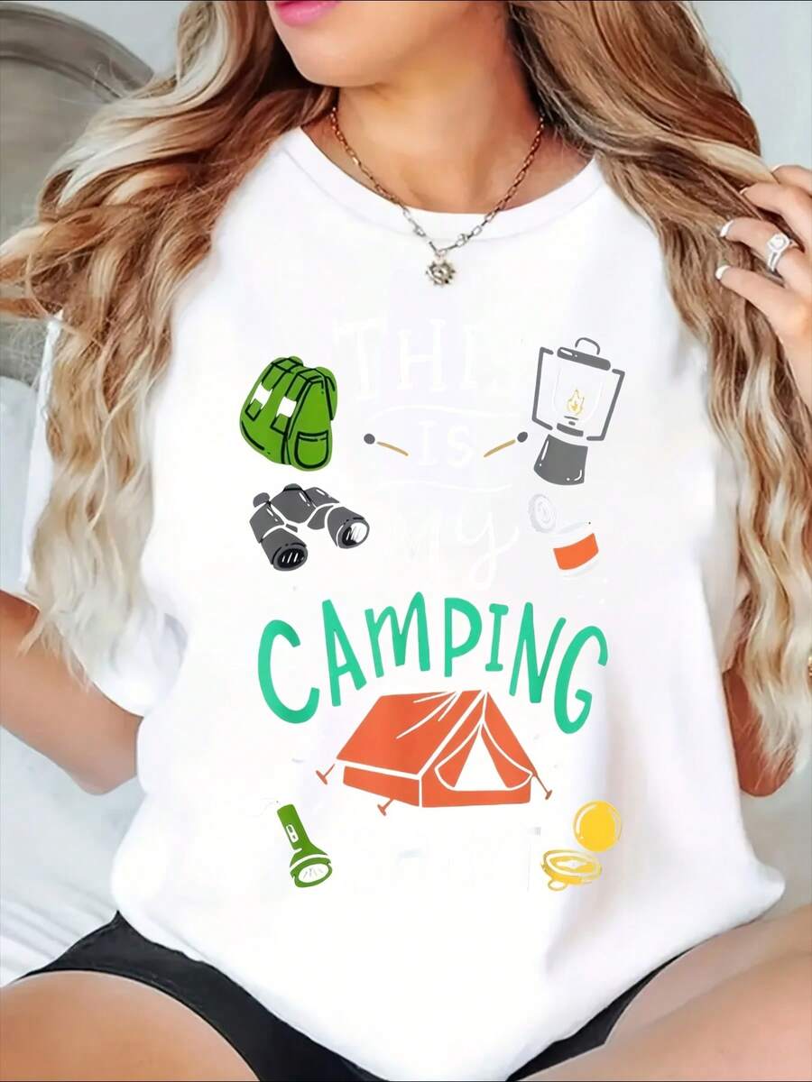 Camping Graphic T-Shirt Outdoo - مراجعة Outdoor Camping Jacket وسعره