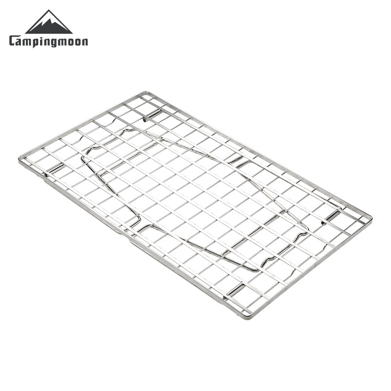CAMPINGMOON Stainless Steel Li - مراجعة Outdoor Camping Table With Storage وسعره