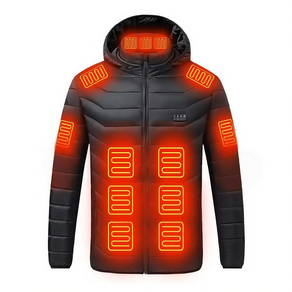 28 Areas Men Women's Heating J - مراجعة Outdoor Camping Jacket وسعره