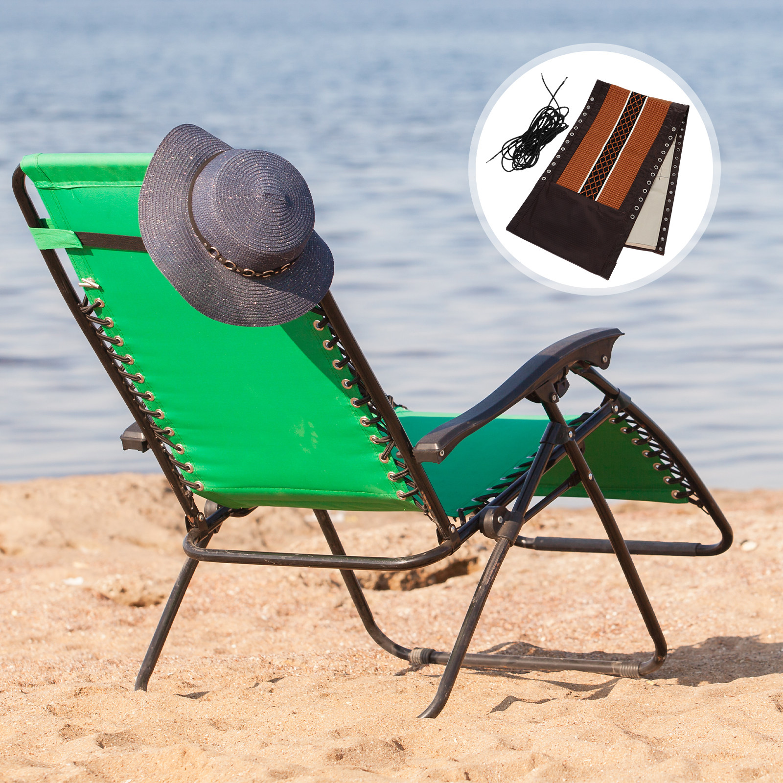 1Set Premium Chair Cloth for R - مراجعة Outdoor Camping Recliner وسعره