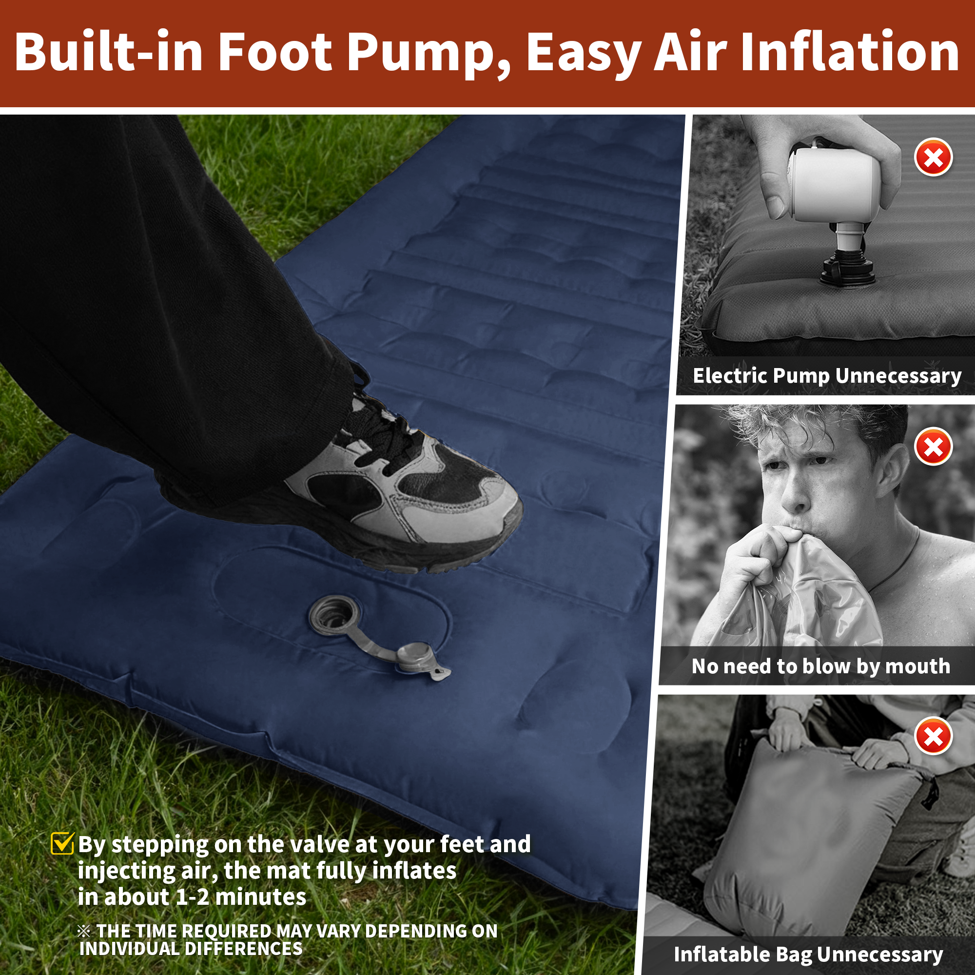 MAPLEAF 12cm Air Mattress Camp - مراجعة Outdoor Camping Carpet وسعره