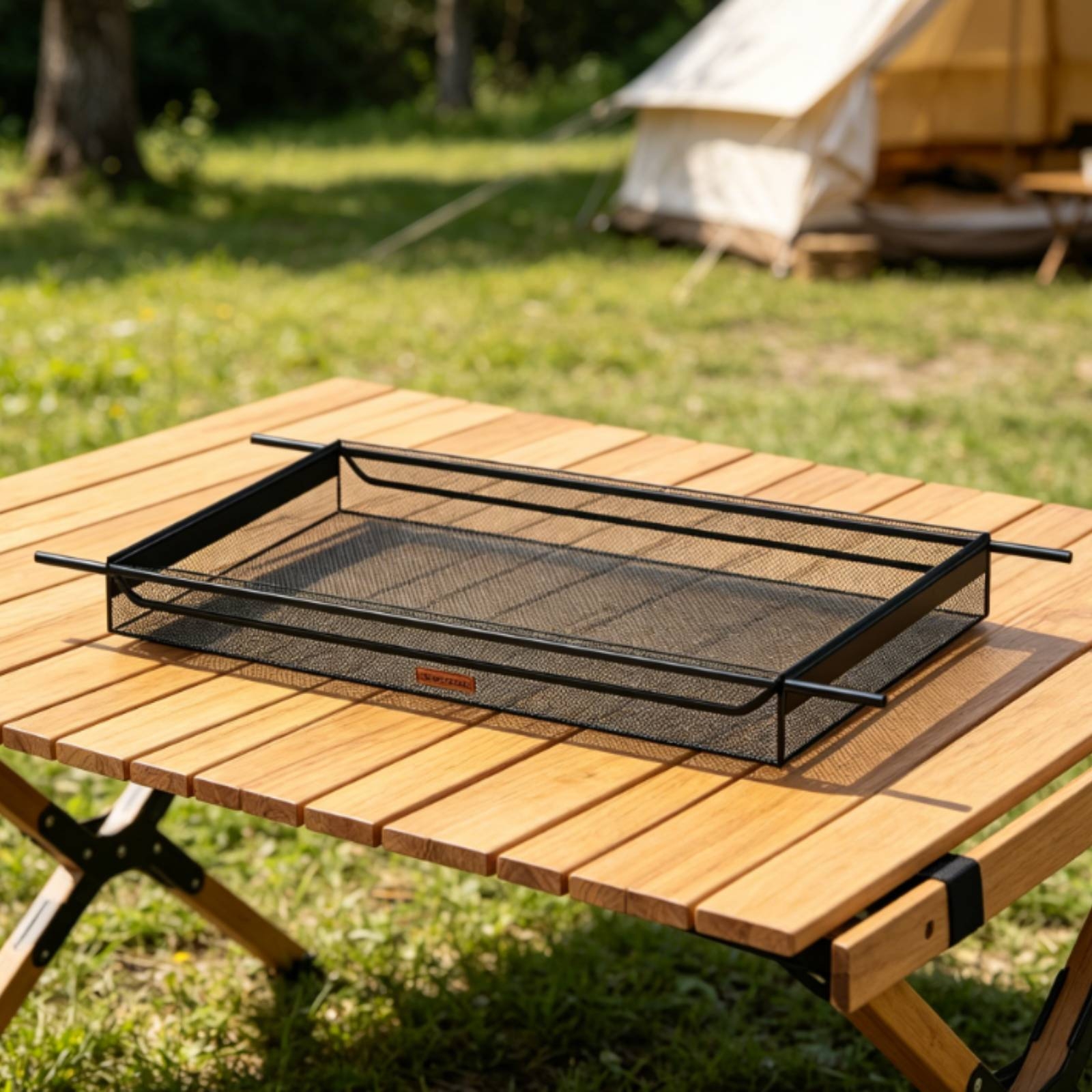 Mesh Bag with Support Rods Lig - مراجعة Outdoor Camping Bag وسعره