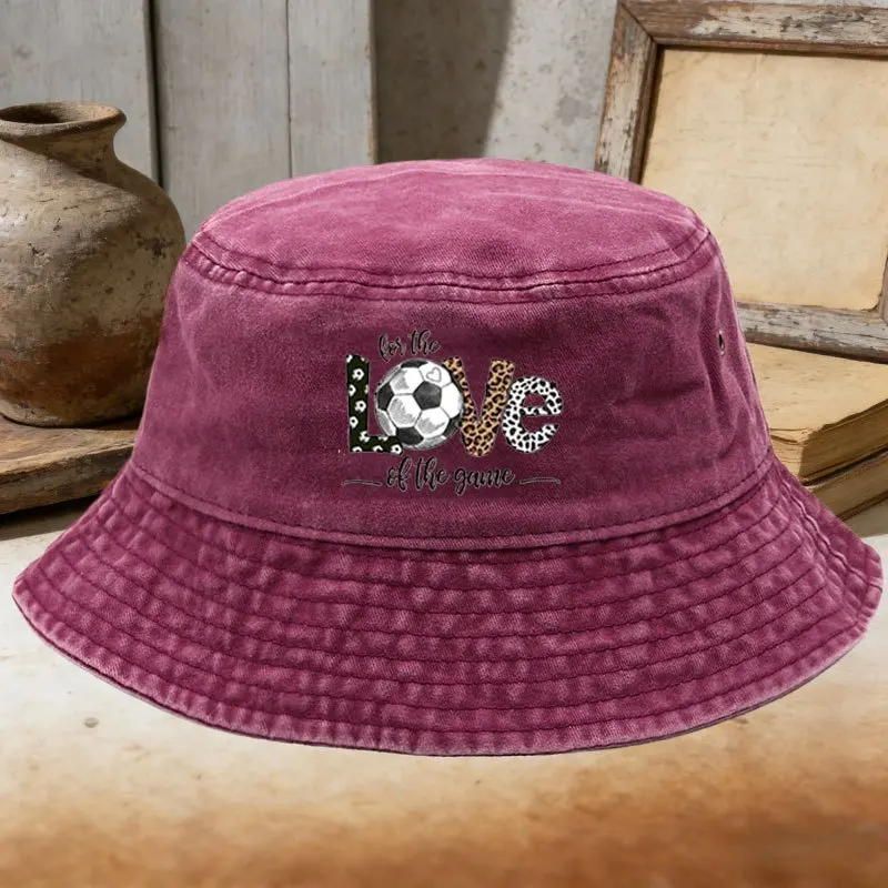 Unisex Bucket Hat with Soccer  - مراجعة Outdoor Camping Decor Ideas وسعره