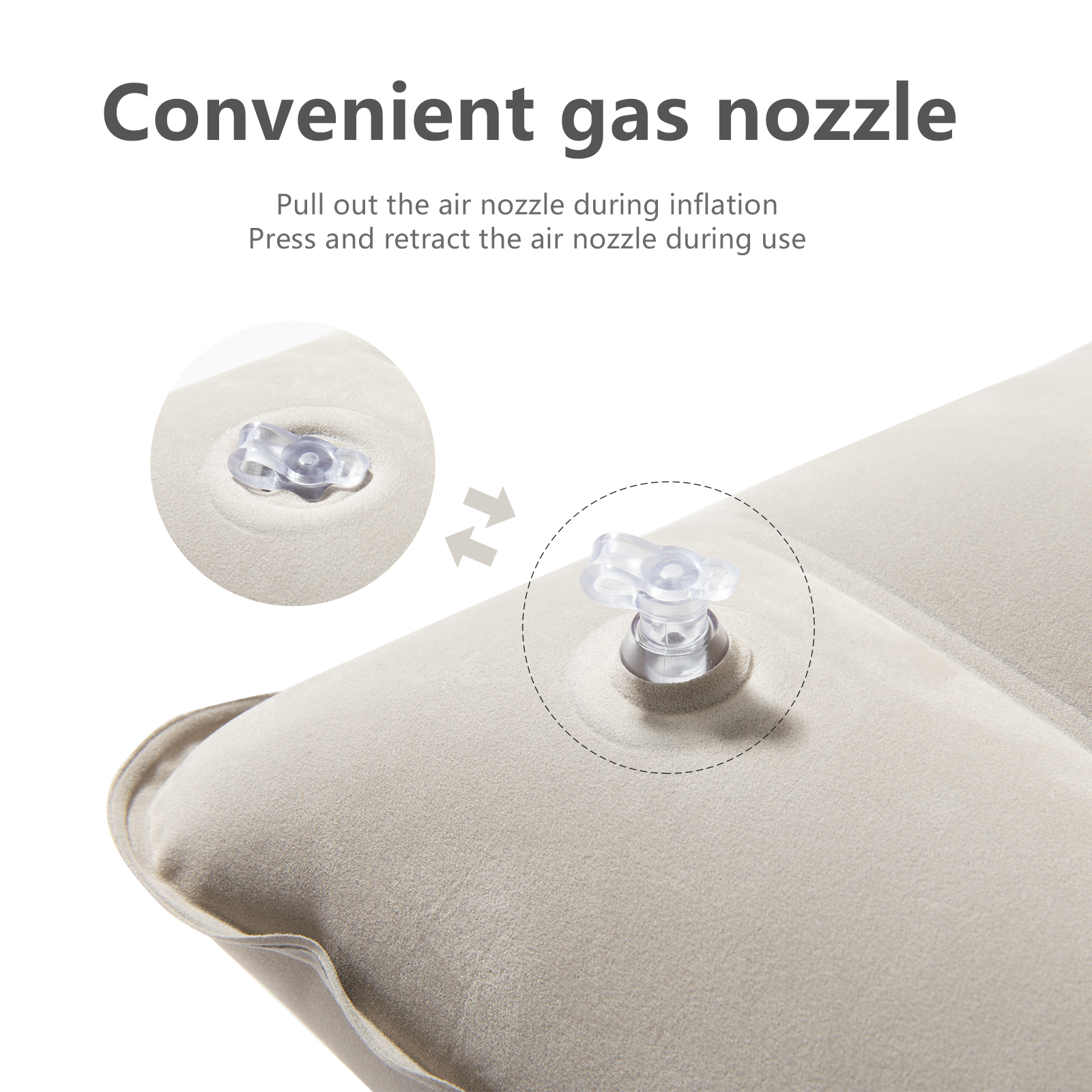 BISINNA Inflatable Pillow,Port - مراجعة Outdoor Camping Carpet وسعره