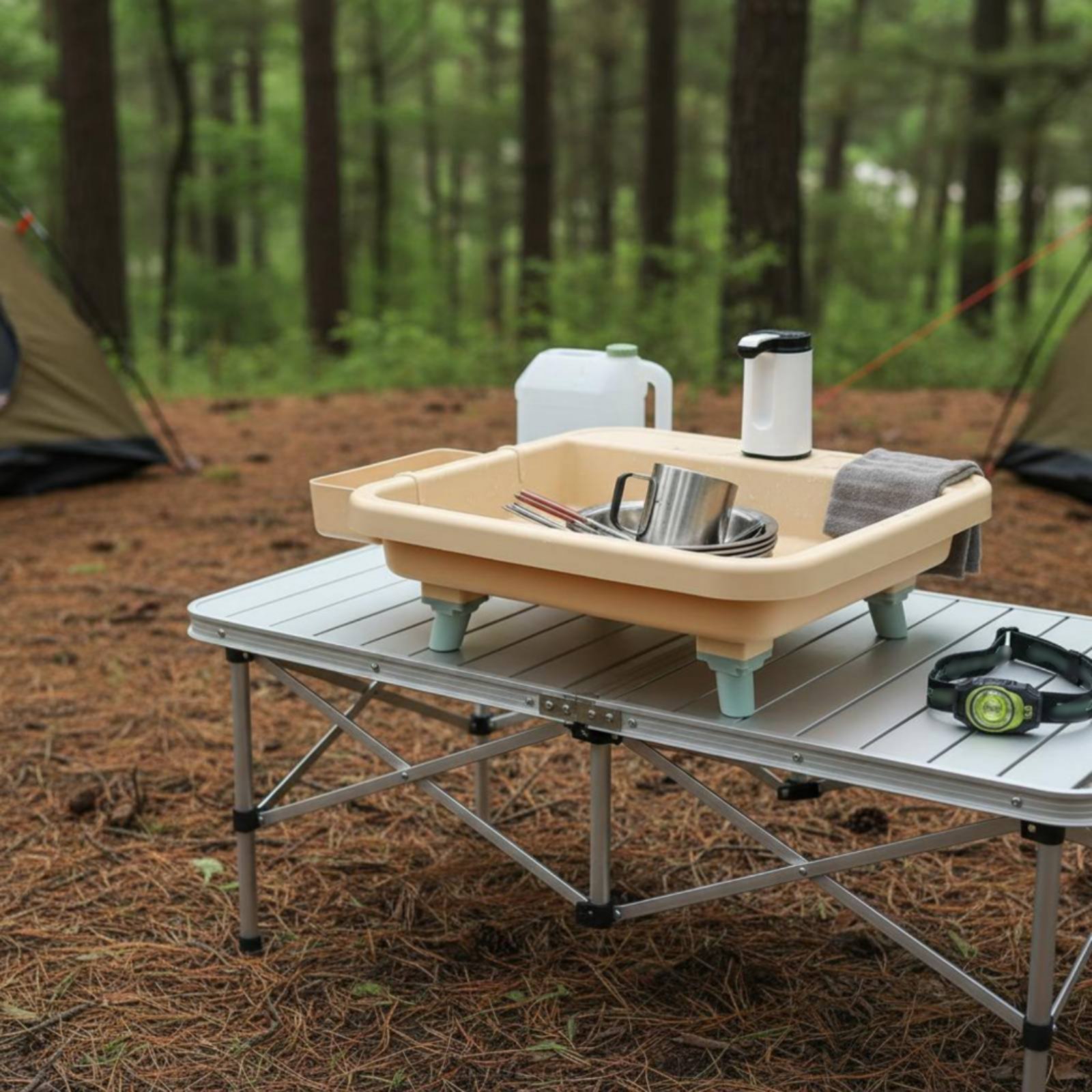 Portable Hand Washing Station  - مراجعة Outdoor Camping وسعره