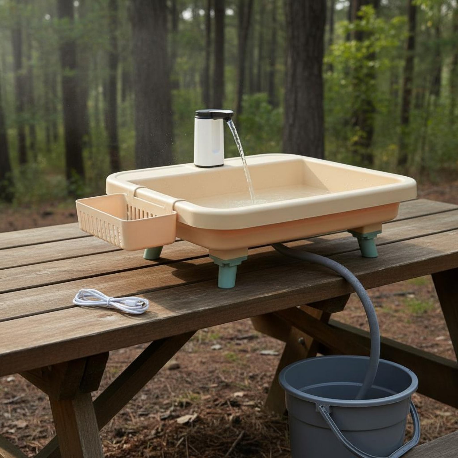 Portable Hand Washing Station  - مراجعة Outdoor Camping وسعره
