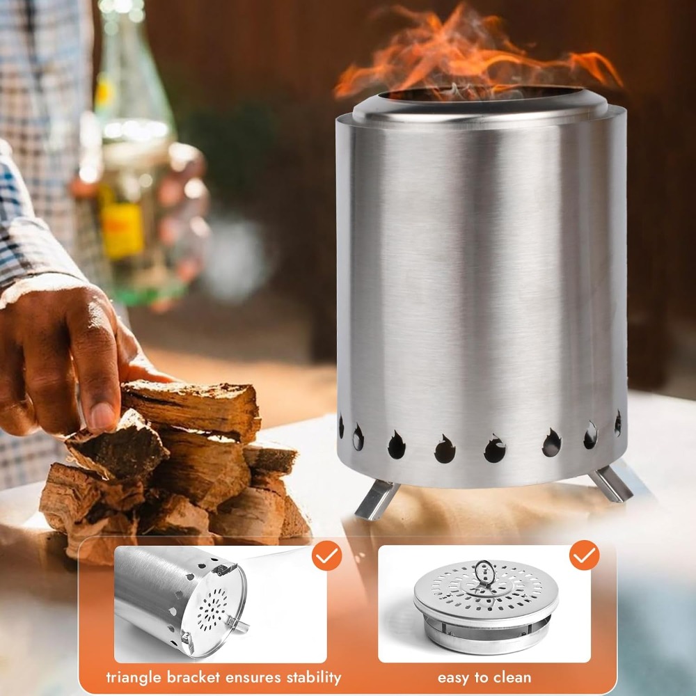 7 Inch Tabletop Fire Pit Outdo - مراجعة Outdoor Camping Fire وسعره