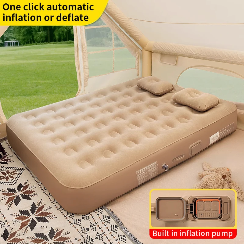 New Air Mattress Built-in Pump - مراجعة Camping Outdoor Or Indoor وسعره