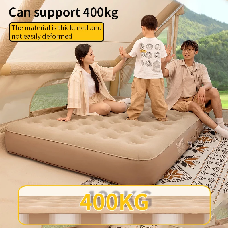 New Air Mattress Built-in Pump - مراجعة Camping Outdoor Or Indoor وسعره