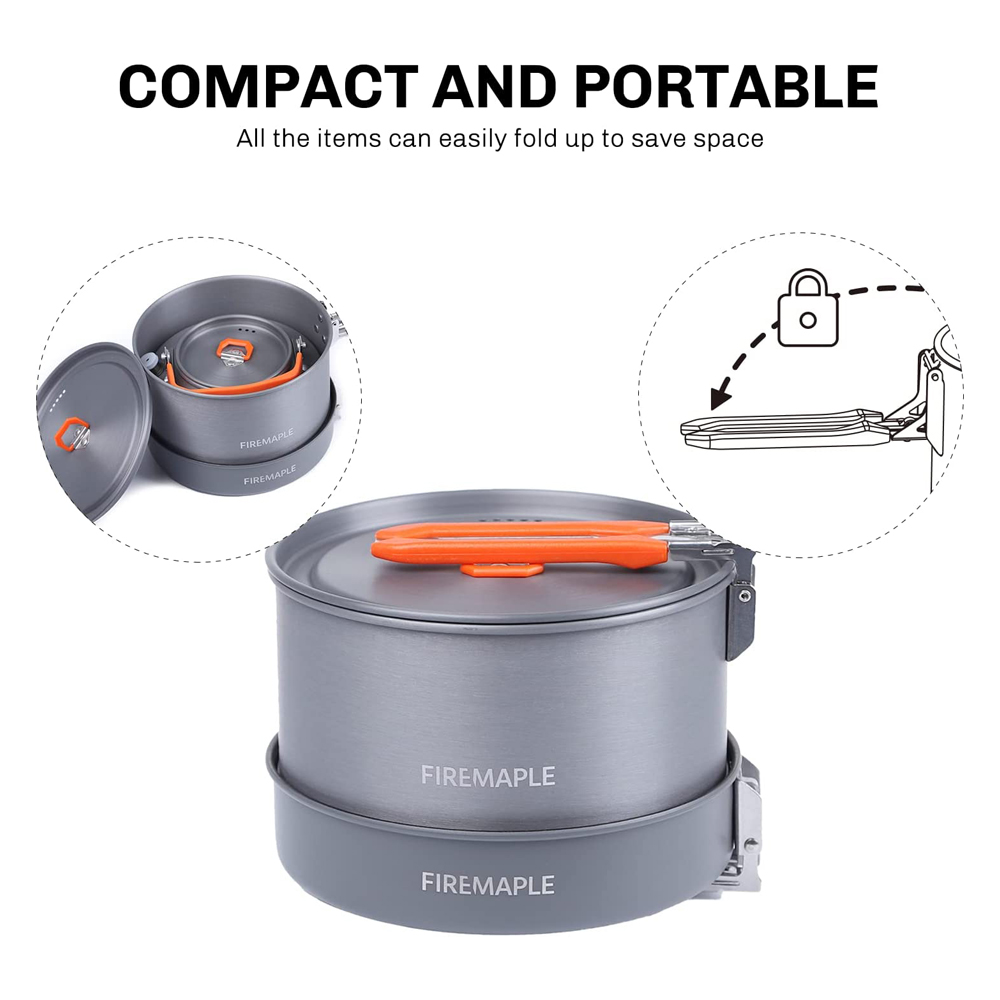 Fire Maple Camping Cookware Ut - مراجعة Outdoor Camping Cooking Equipment وسعره