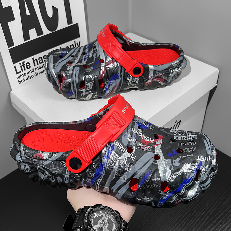 Large Size Men's Outdoor Fishi - مراجعة Outdoor Camping Slippers وسعره