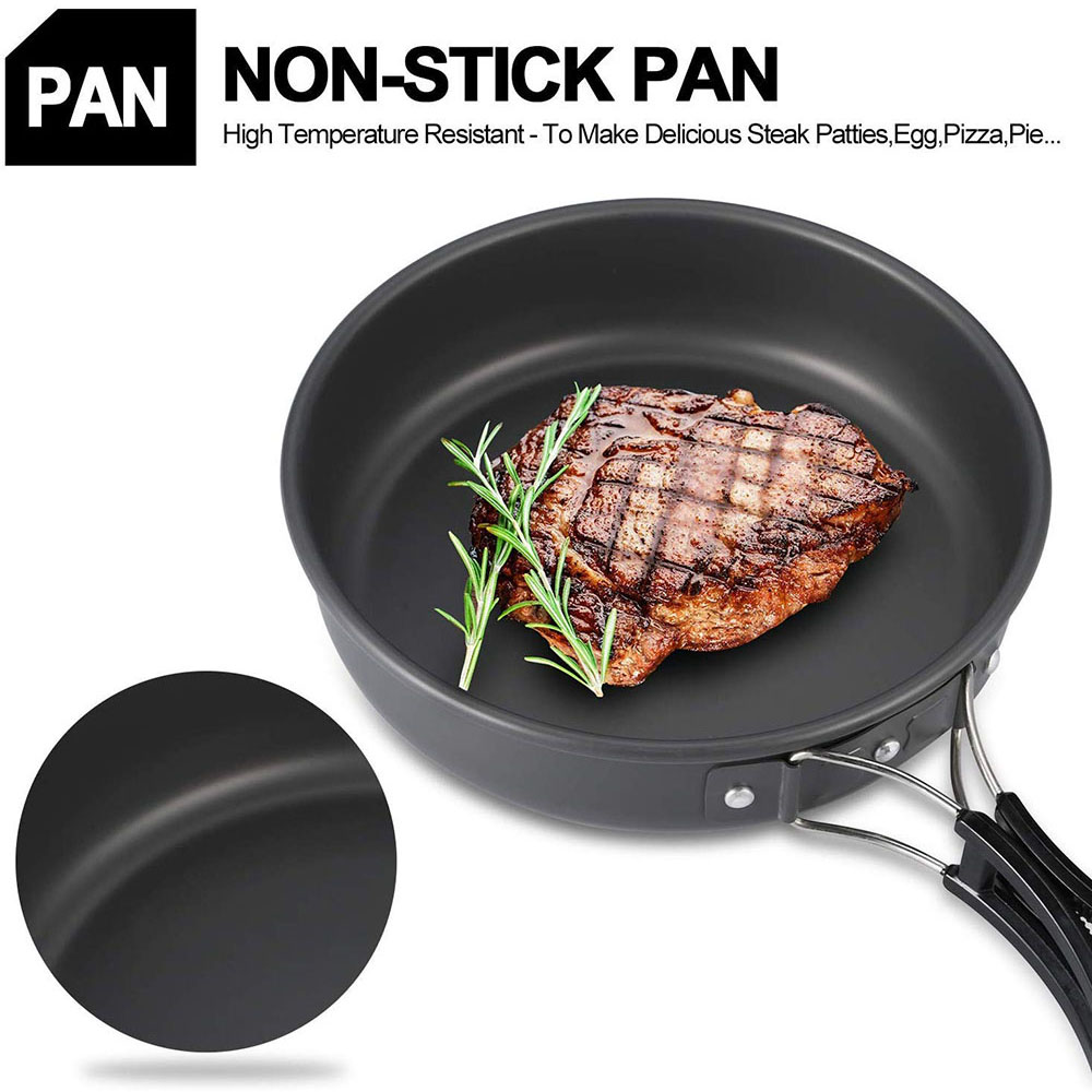 Outdoor camping cookware set m - مراجعة Outdoor Camping Cooking Equipment وسعره