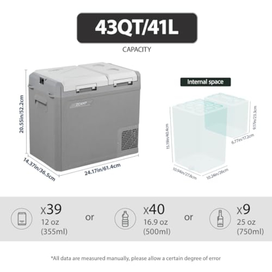 Portable Freezer for Camping,  - مراجعة Outdoor Camping Zone وسعره