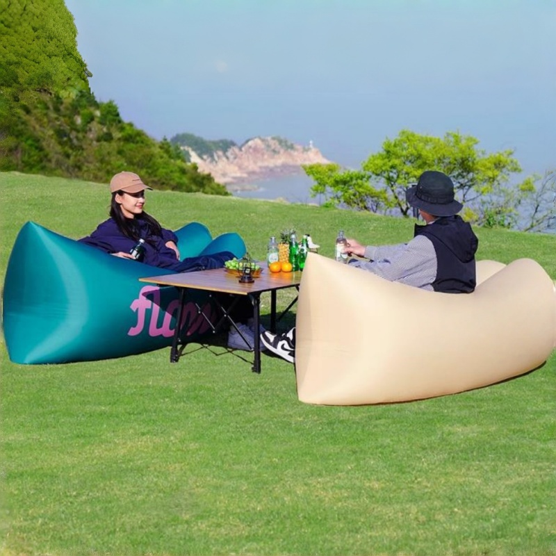 Portable Inflatable Air Sofa L - مراجعة Outdoor Camping Carpet وسعره