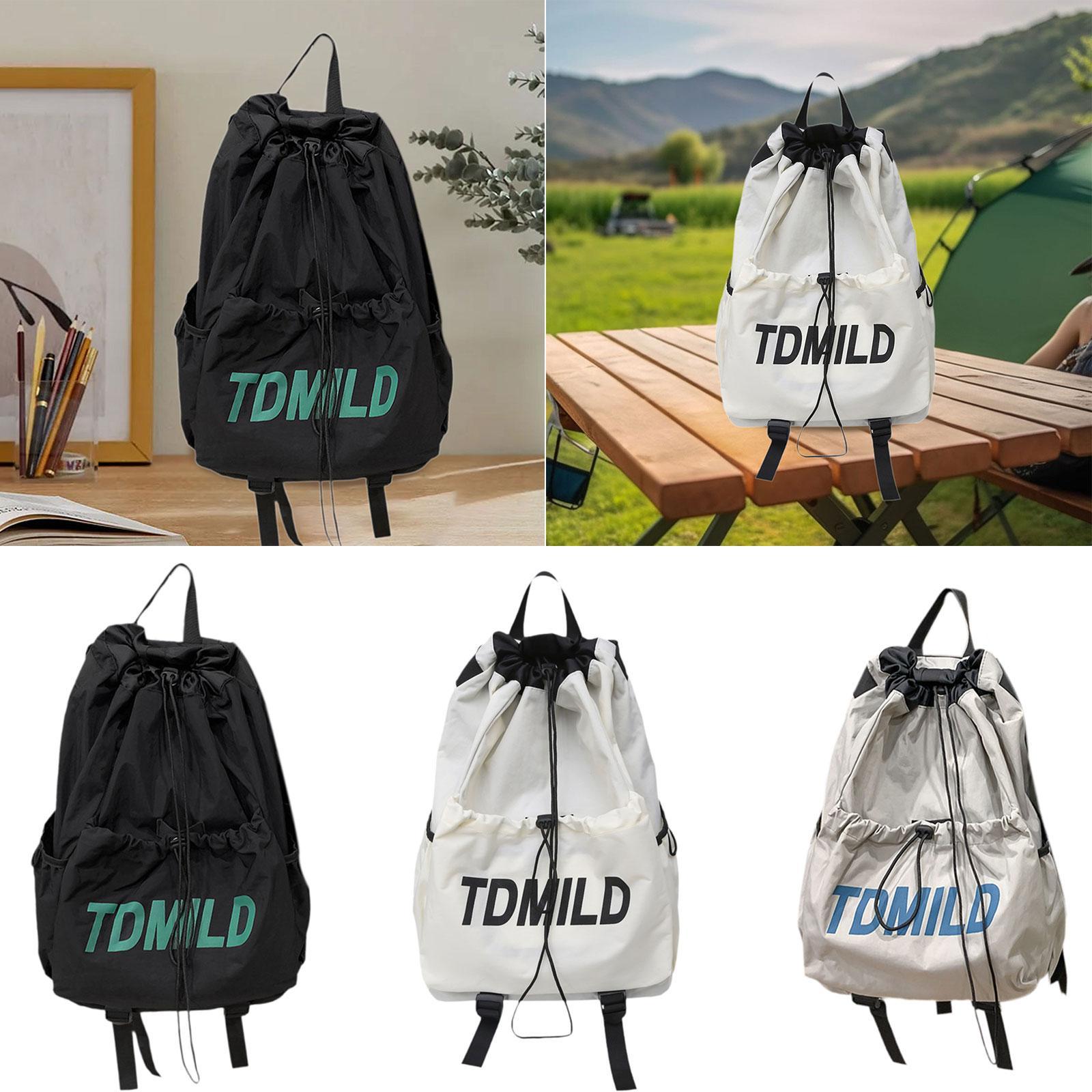 Drawstring Backpack Water Resi - مراجعة Outdoor Camping Bag وسعره