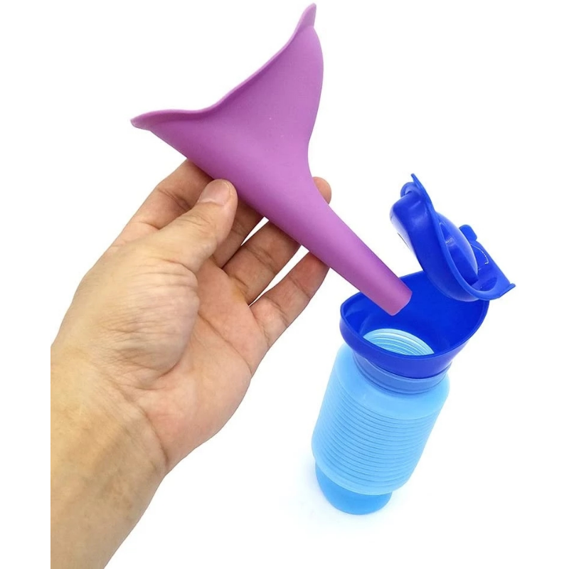 750ML Portable Standing Pee Bo - مراجعة Outdoor Camping Urinal وسعره
