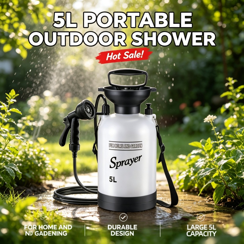 5L Portable Camping Shower Man - مراجعة Outdoor Camping Carpet وسعره
